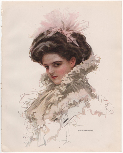 American Beauties by Harrison Fisher (1909)